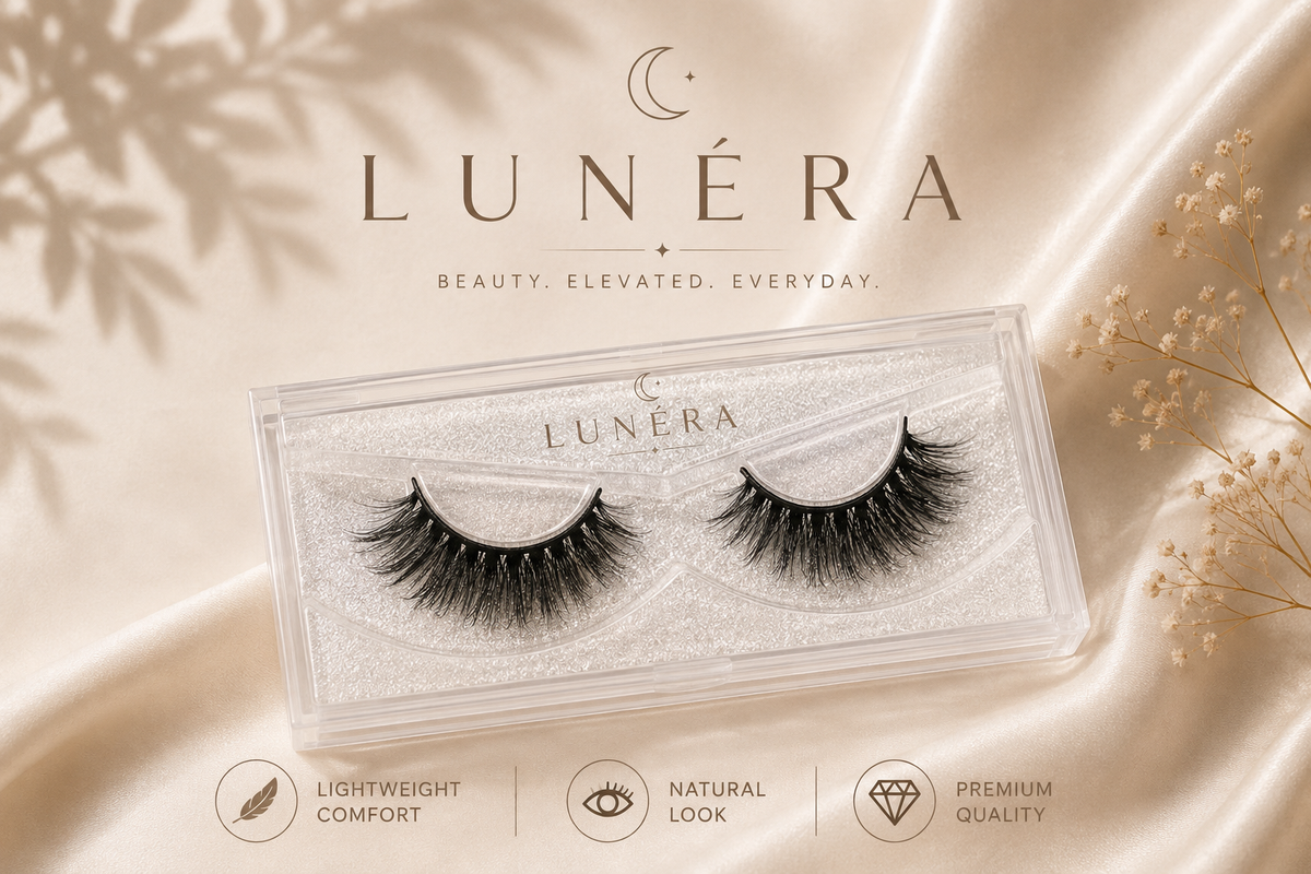 LUNÉRA 3D Natural Volume Lashes - Lightweight False Eyelashes